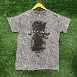 Sleep Token Take Me Back to Eden Reaper Vessel Rock Band Mineral Wash Tee M